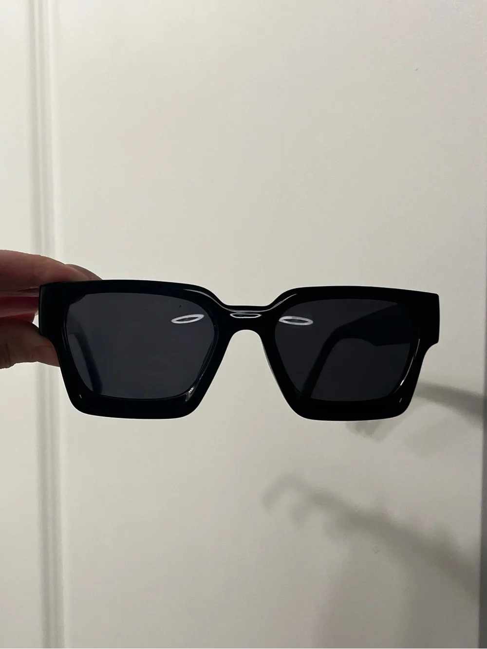 Anthropologie Black Square Sunglasses